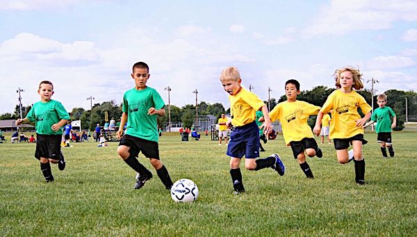 sports asthma in kids playing soccer