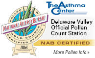 National Allergy Board Official Pollen Mold Ragweed Count Station